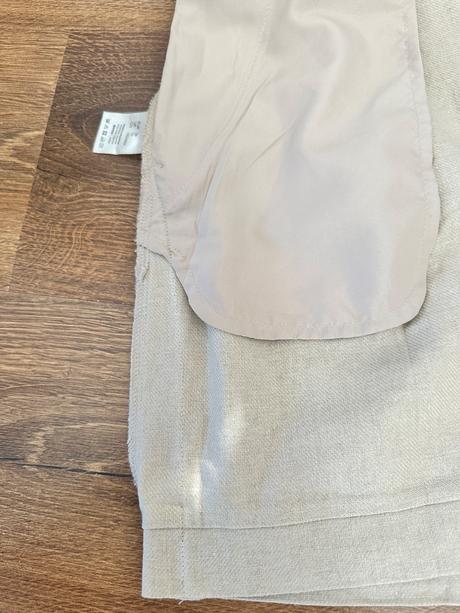 Béžové ľanové šortky, lindex,m