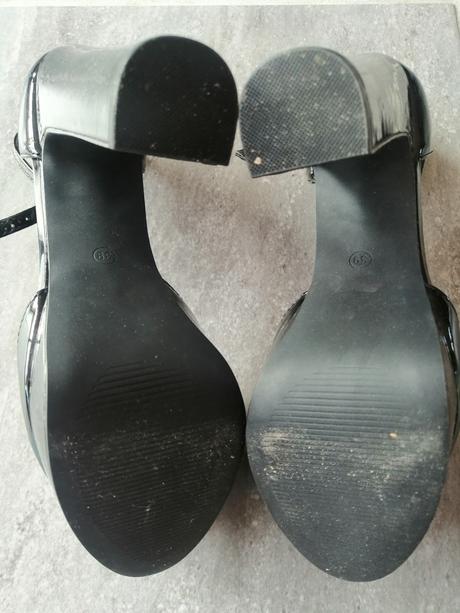 Mary jane čierne lakovky evenodd,v38-39,vd 24,5 cm, 38