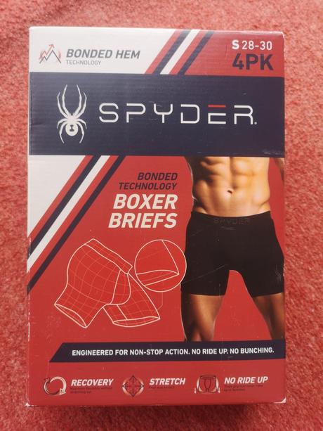 Spyder pánske boxerky 4ks veľkosť s, s