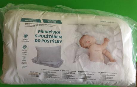 Paplón s vankúšom do detskej postieľky 5x, 90,135
