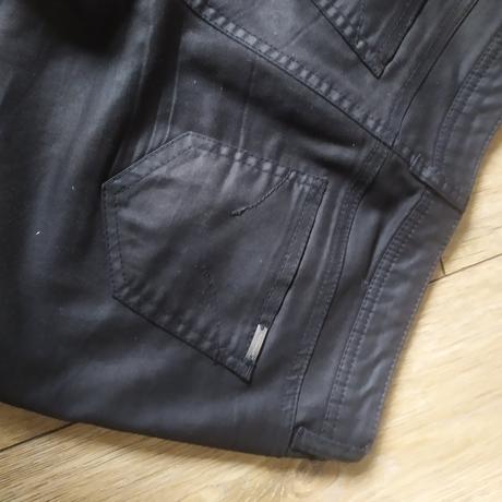 Čierne koženkové nohavice, reserved,36