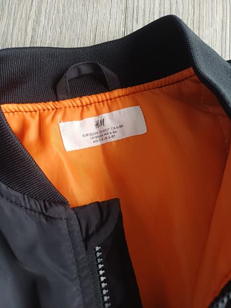 Čierna bomberka, h&m,122