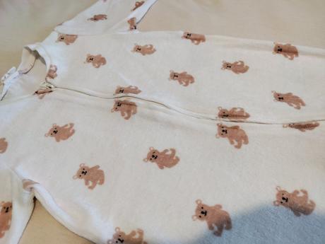 Velúrový pyžamový overal, h&m,68