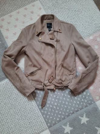 Semišová bundicka, new look,s