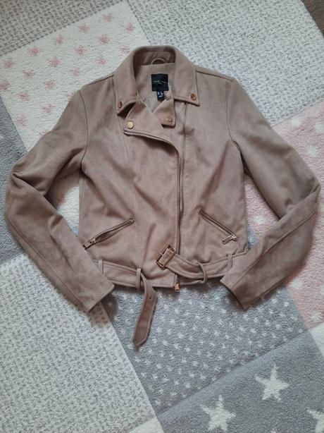 Semišová bundicka, new look,s