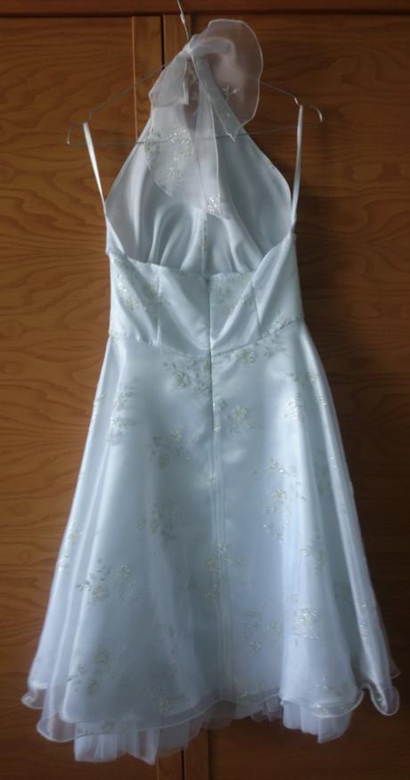 Biele šaty s bolerkom, 36