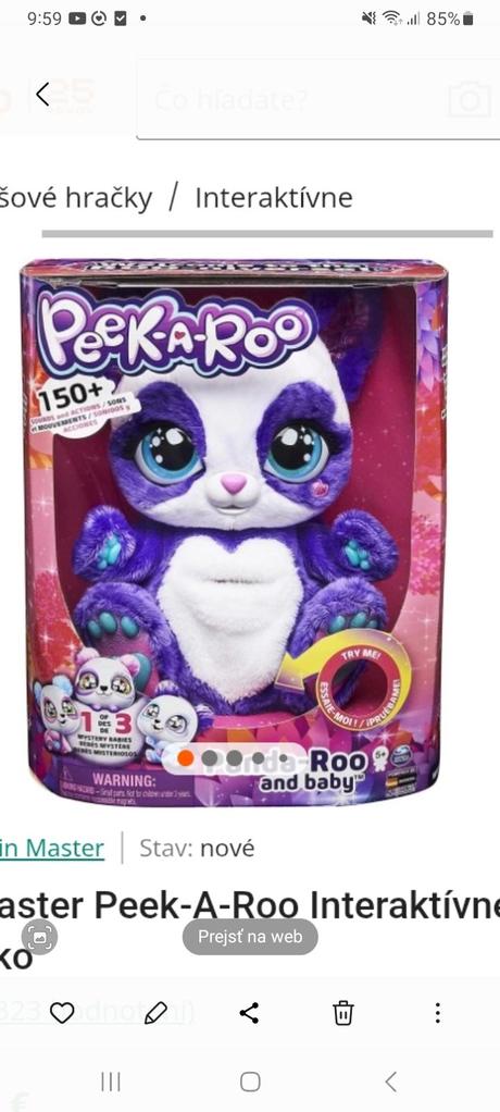 Interaktívne zvieratko panda, 