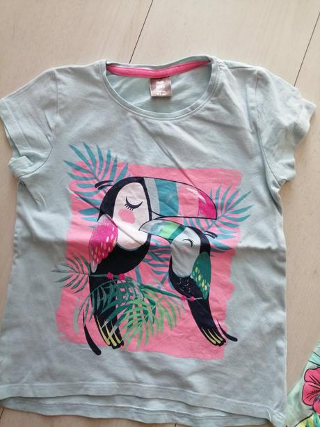 Trička 2 ks pre dievčatka veľ. 110, 110