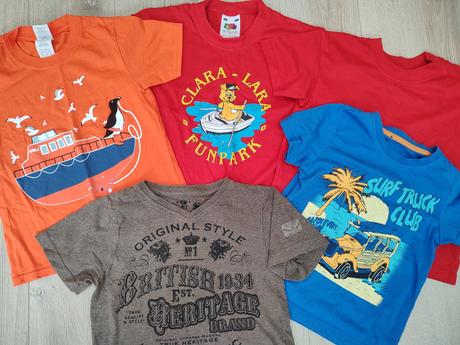 Balík tričiek 3-4 roky, 104–116