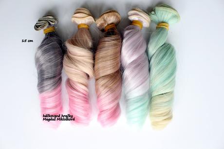 Vlasy pre handmade tvorbu,