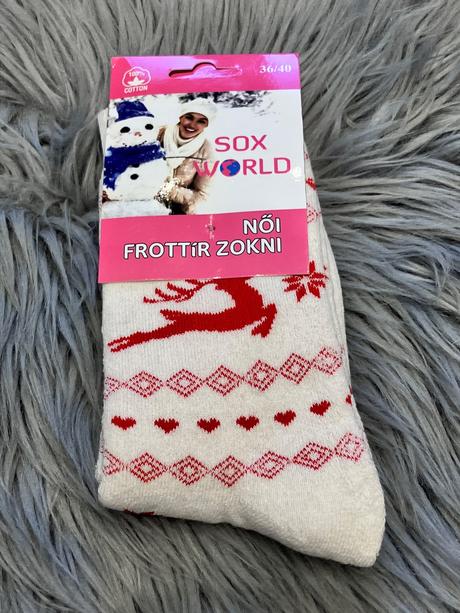 Dámske zimné froté ponožky (36-40), 36 / 37 / 38 / 39 / 40