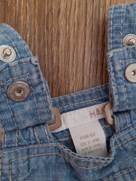 Detské kraťasy/šortky na traky h&m, h&m,62