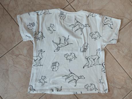 Tričko 101 dalmatins s obojstrannými flitrami, reserved,152