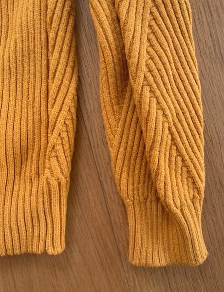 Orsay žltý pletený rolákovy sveter xs, orsay,xs