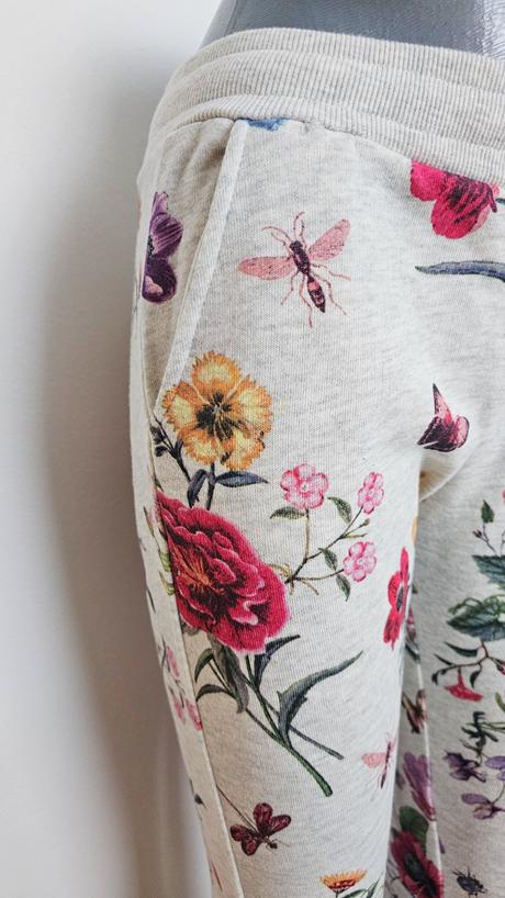 Tepláky s kvetmi, zara,164