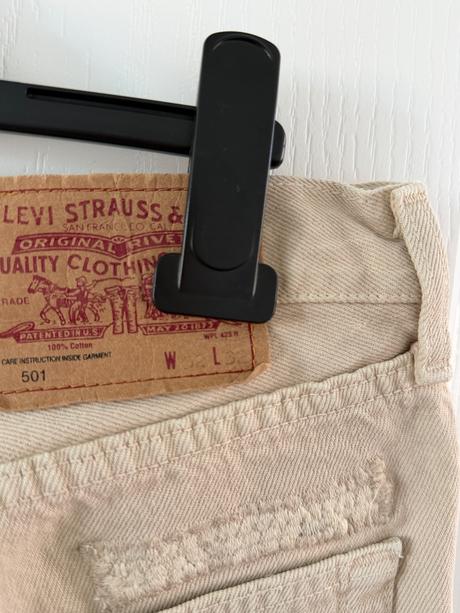 Levi's 501 vintage béžové bavlna,, levis,l