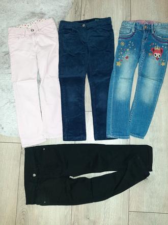 Balíček nohavice, riflíky, 110 /116, 104–116