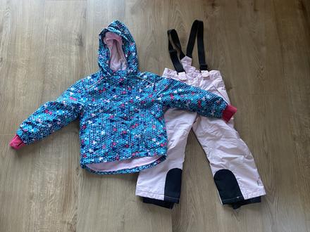 Zimná lyžiarska bunda + nohavice, lupilu,98