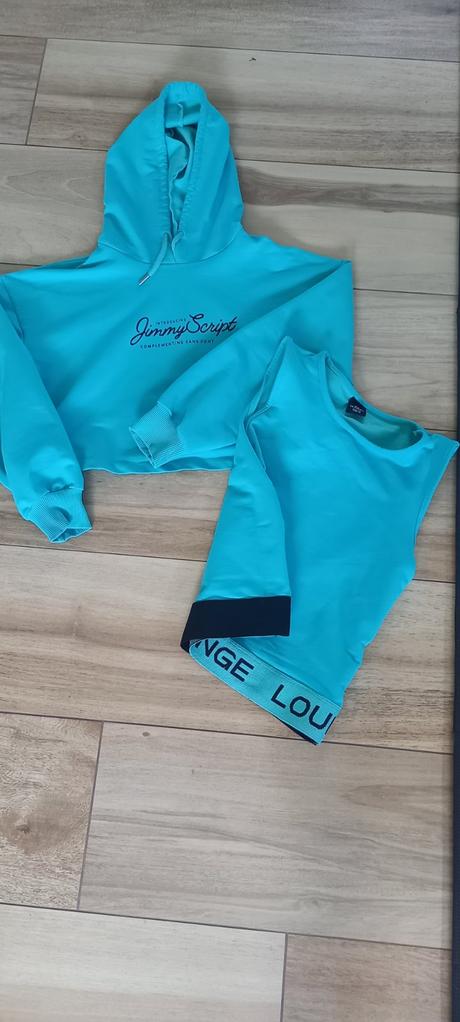 Mikina krátka + tričko 152, 152