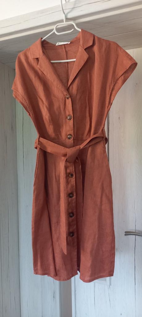 Ľanové šaty, mango,xs