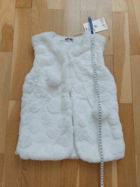 Kožušinová vesta happy house 5y ( 110cm), 110