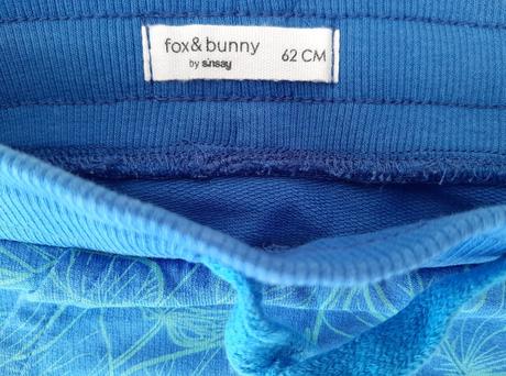 Detské pudlové tepláky, fox & bunny,62
