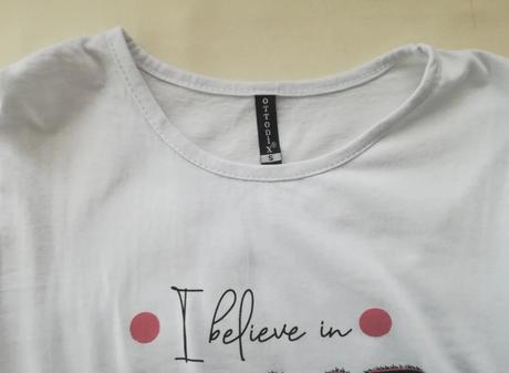 Tričko biele, bavlnené, veľkosť s, s