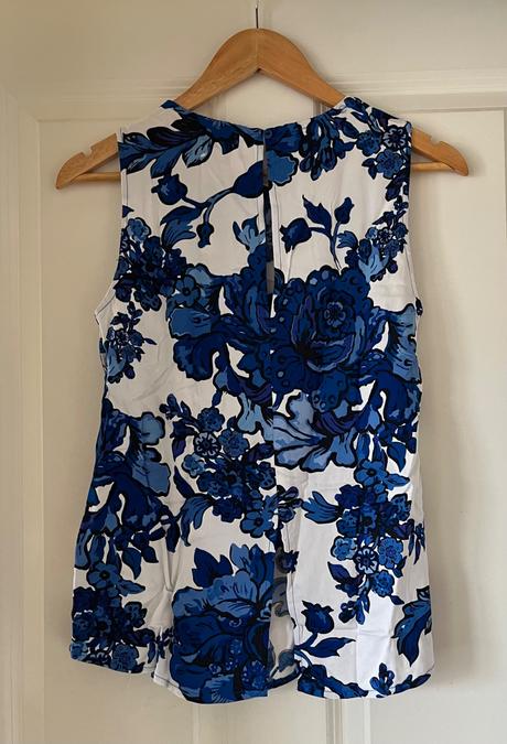 Nový modro - biely top, esmara, s/36, esmara,s