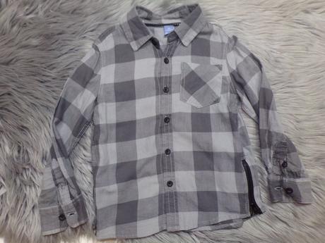 Chlapčenská kockovaná košeľa so zipsami (3-4 r.), dopodopo,104
