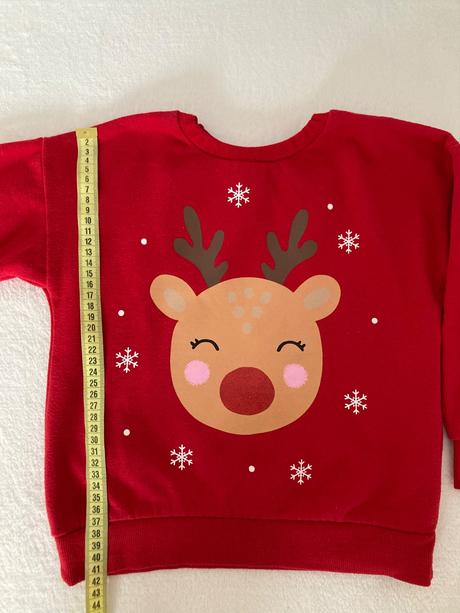 Vianočná mikina pre dievčatko, 110