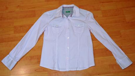 Znackova pasikava bluzka, benetton,140