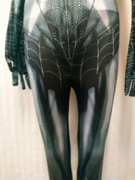 Kostým spider woman čierny, overal, xs, s, m, 