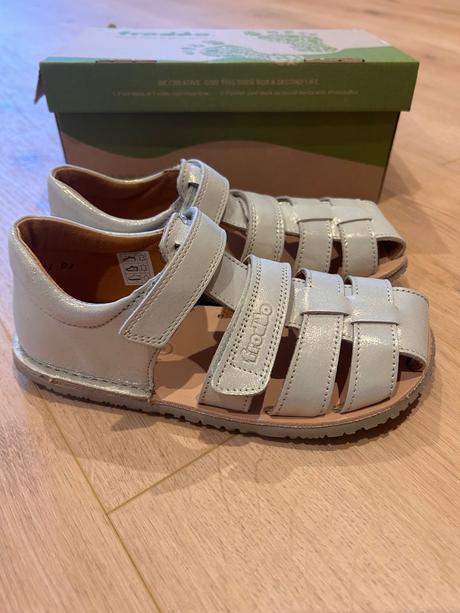 Froddo barefoot kožené sandále flexy ivi - gold, froddo,33