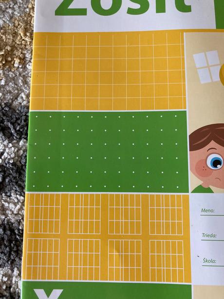 Zošit š- zošit s pracovnými listami na matematiku, 