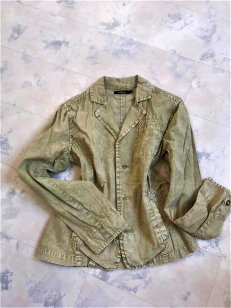 Plátenné naturálne sako, l