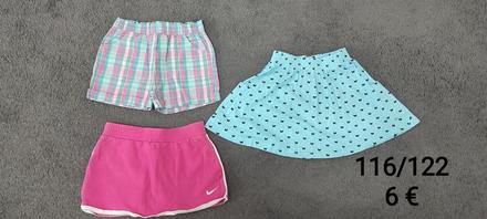 Šortky, suknička, 104–116