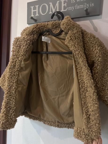 Nádherný plyšový kabátik h&m, h&m,92