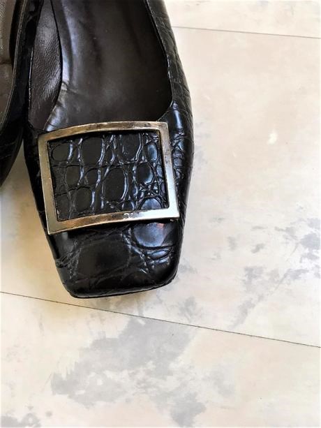 Kožené nízke lodičky, 40