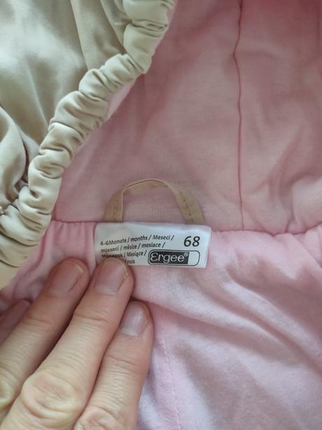 Zimný overal pre bábätko (dievčatko), ergee,68