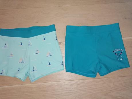 2x plavky, vertbaudet,116