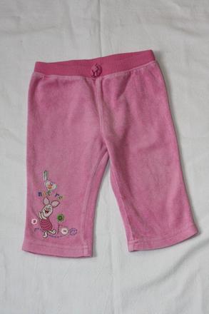 Velúrové tepláčiky macko puf, disney,74