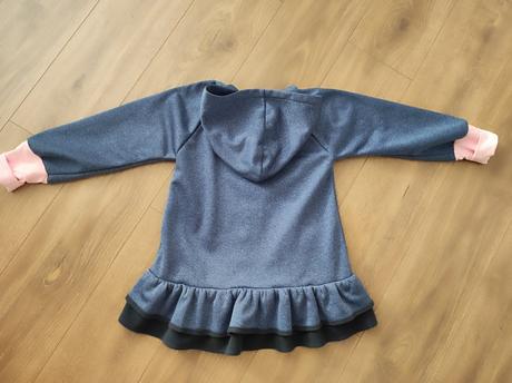 Pískací softshellový kabátik funny bunny, funny bunny,134