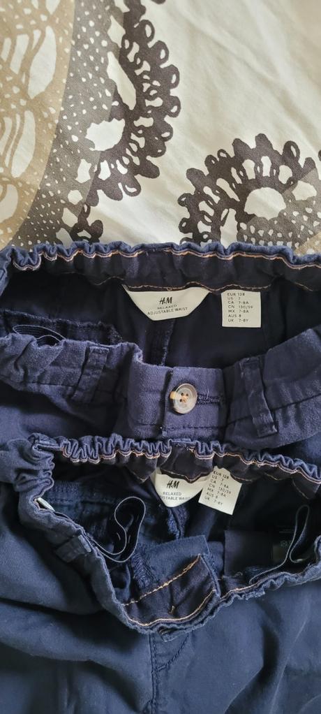 Nohavice h&m dvojicky, h&m,128