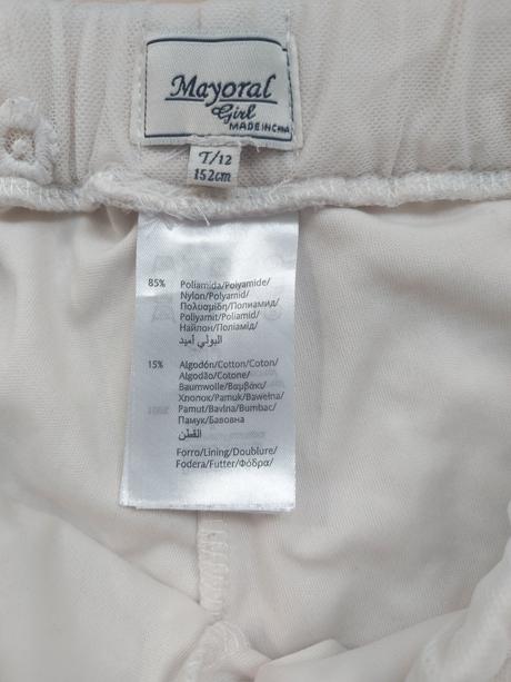 Cipkove sortky, mayoral,xs