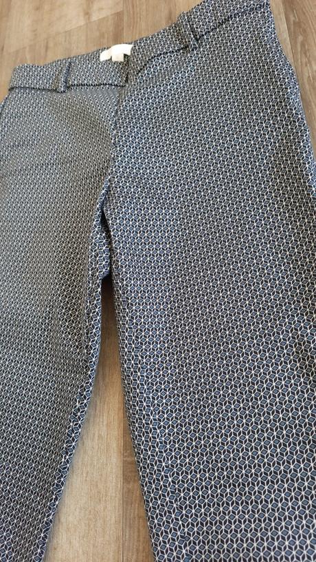 Elegantné nohavice 3/4, h&m,38