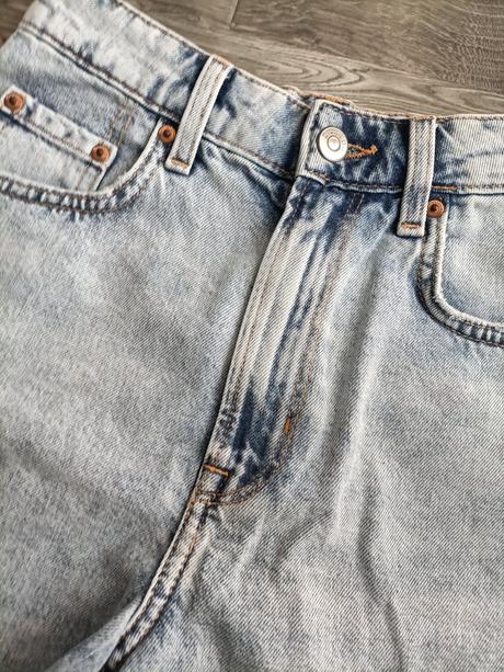 Riflové kraťasy, h&m,34