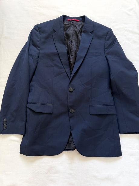 Elegantné tmavomodré sako hugo (hugo boss), hugo boss,m
