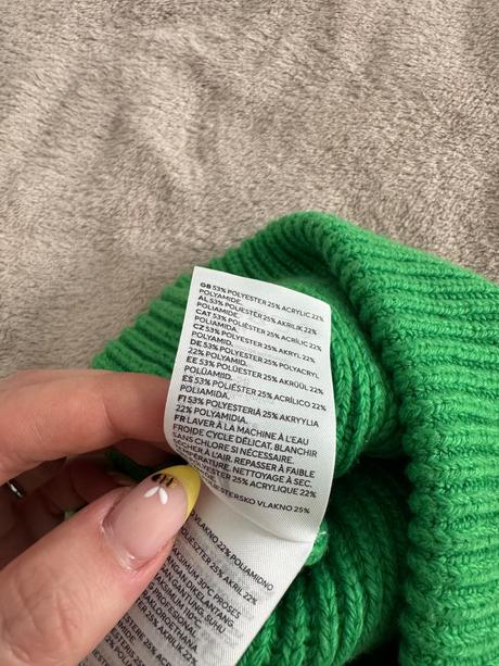 Zelená čiapka, h&m