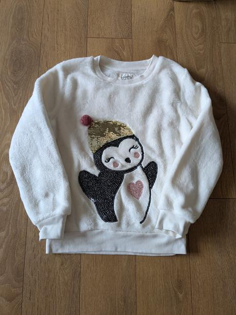 Dievčenský teplý svetrík, c&a,134