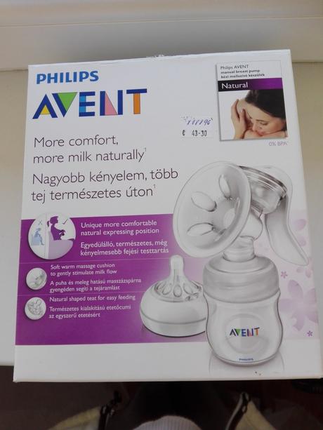 Manuálna odsavacka mlieka,